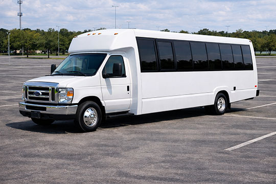 25-passenger minibus available for charter in Cameron, TX